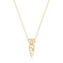 0,01 Karat Pırlanta Kolye "Havuç" - Venta Jewelry