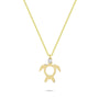 0,01 Karat Pırlanta Kolye "Kaplumbağa" - Venta Jewelry