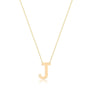0,01 Karat Pırlantalı Harfli Kolye "J" - Venta Jewelry