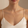 0,01 Karat Pırlantalı Harfli Kolye "T" - Venta Jewelry