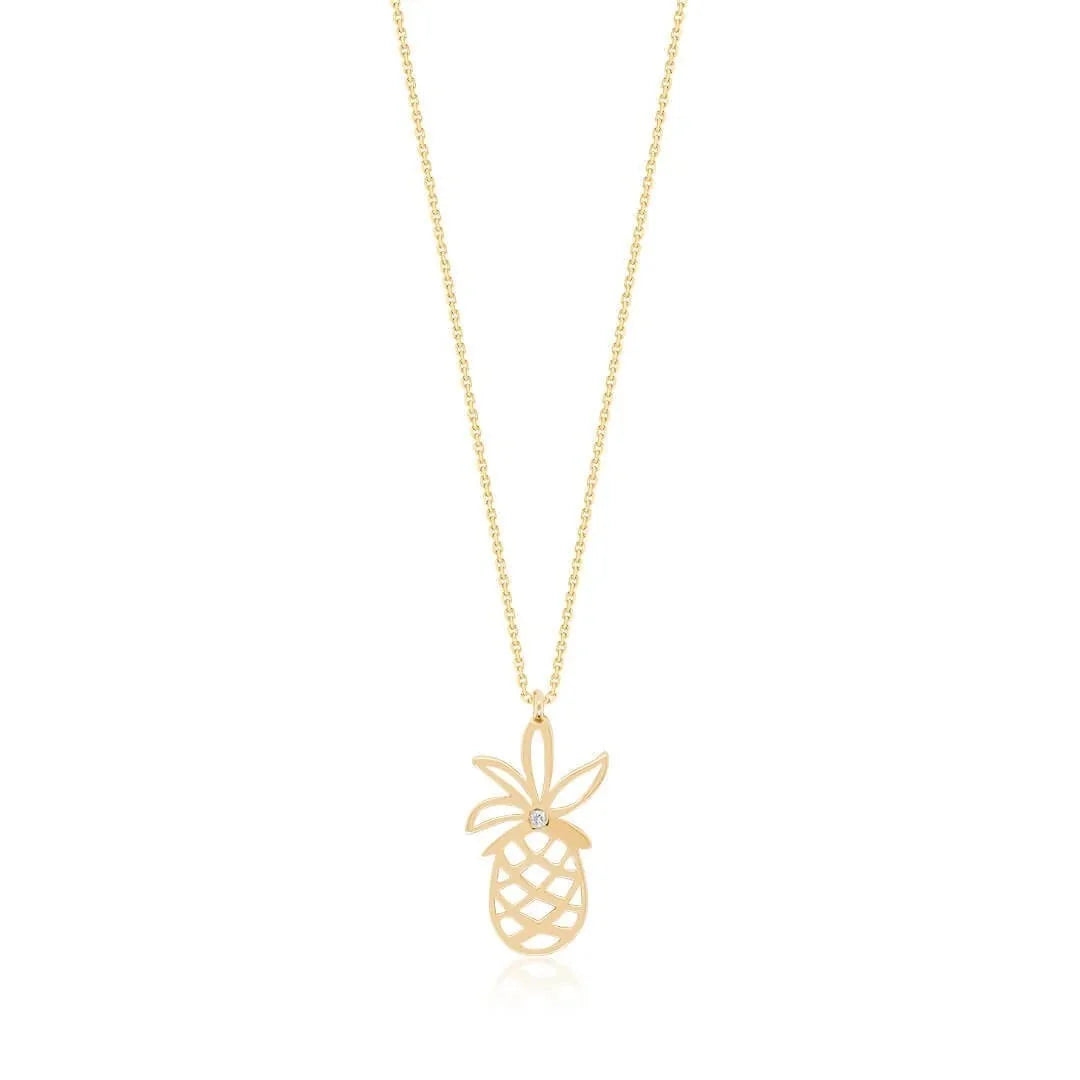 0,01 Karat Pırlantalı Kolye "Ananas" - Venta Jewelry