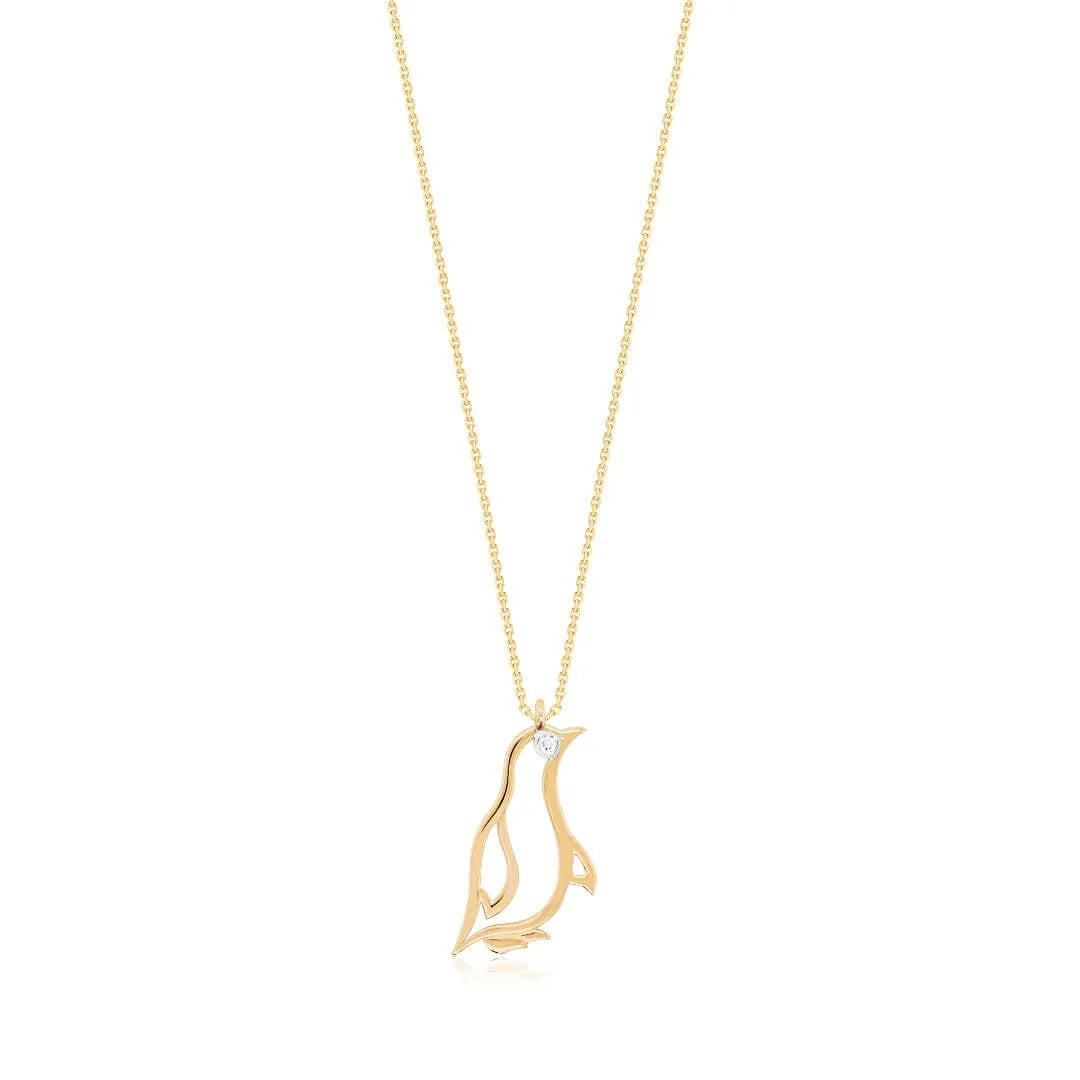 0,01 Karat Pırlantalı Kolye "Penguen" - Venta Jewelry