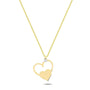 0,02 Karat Pırlanta Kolye "Kalp" - Venta Jewelry