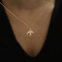 0,02 Karat Pırlanta Kolye "Kuş" - Venta Jewelry