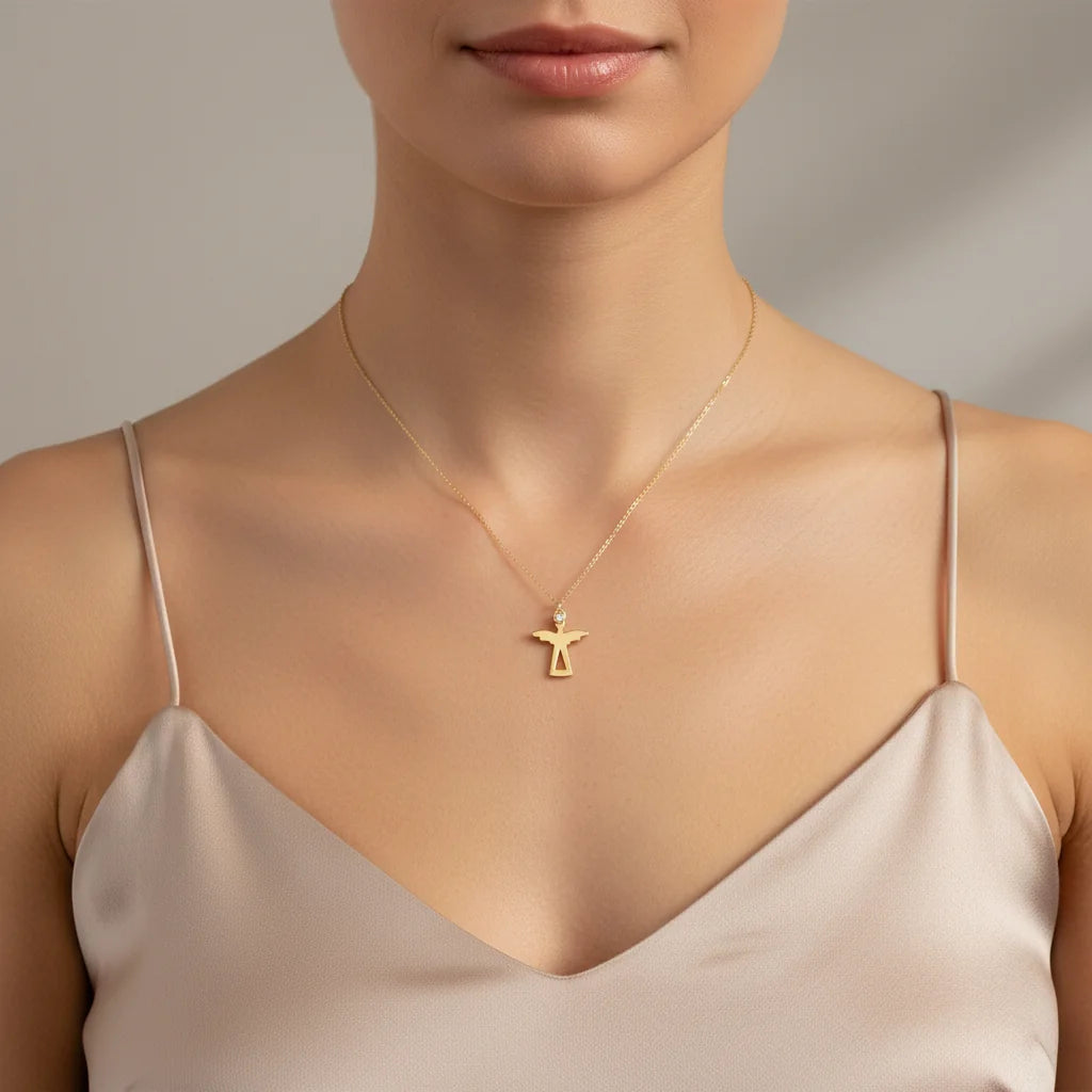 0,02 Karat Pırlanta Kolye "Melek" - Venta Jewelry
