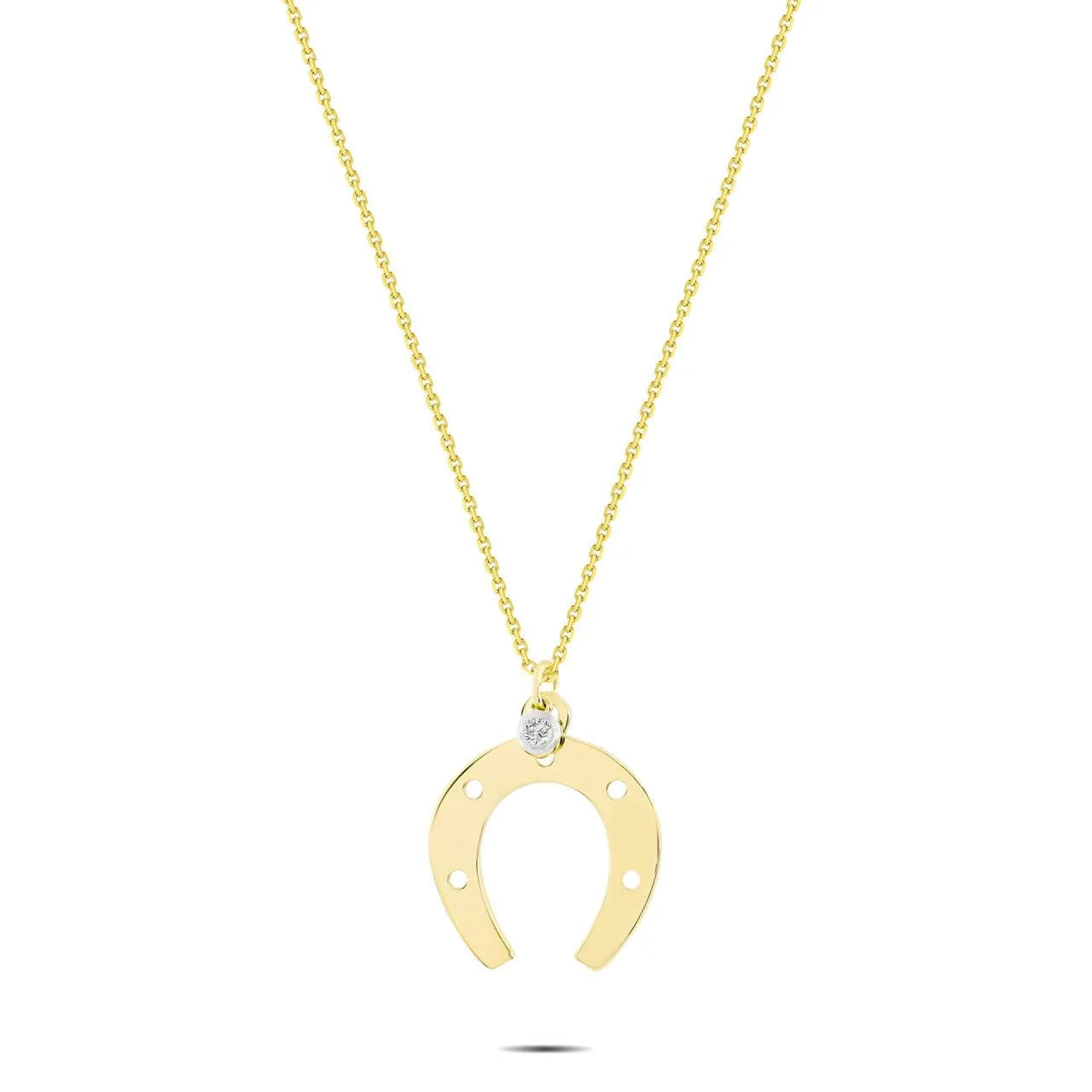 0,02 Karat Pırlanta Kolye "Nal" - Venta Jewelry