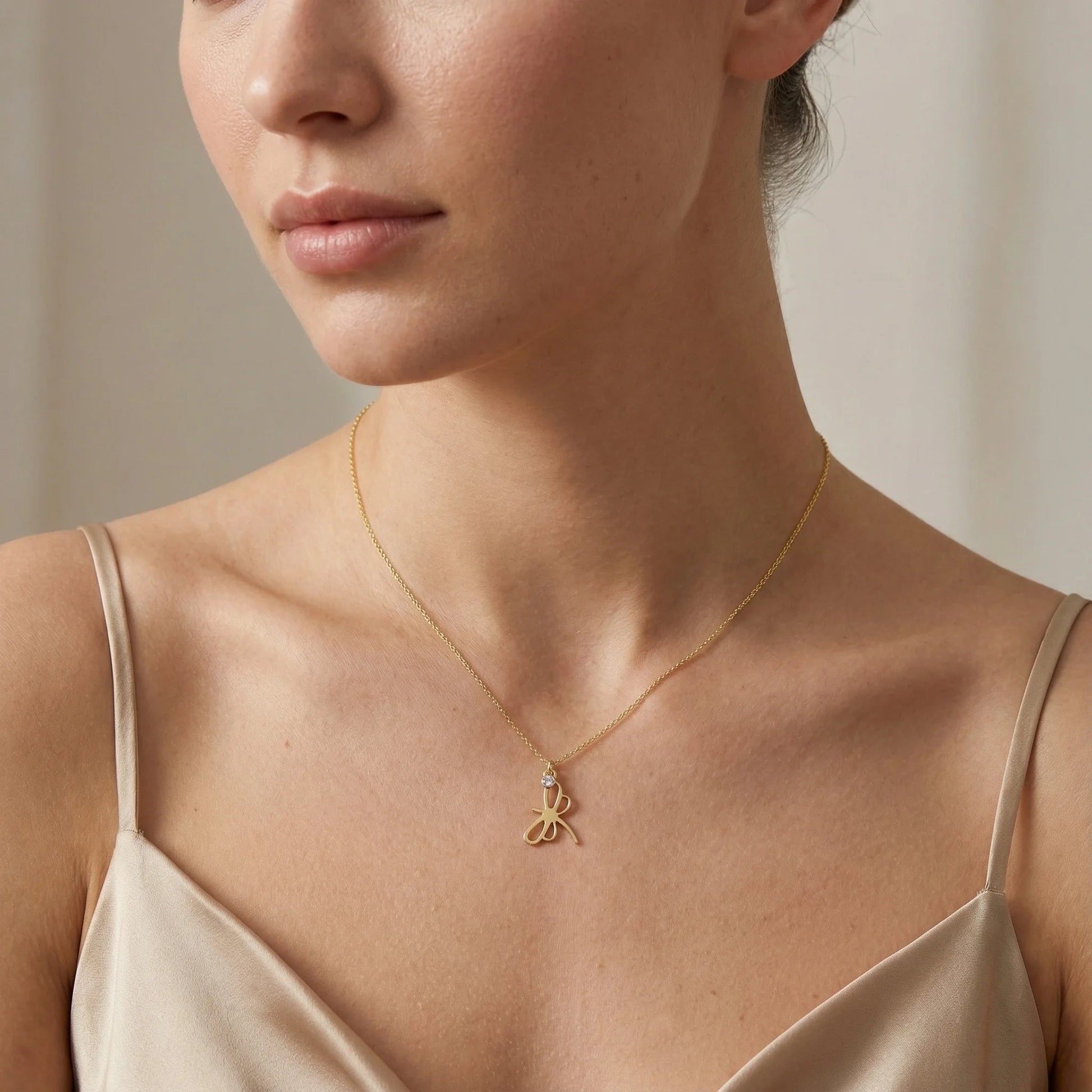 0,02 Karat Pırlanta Kolye "Yusufcuk" - Venta Jewelry