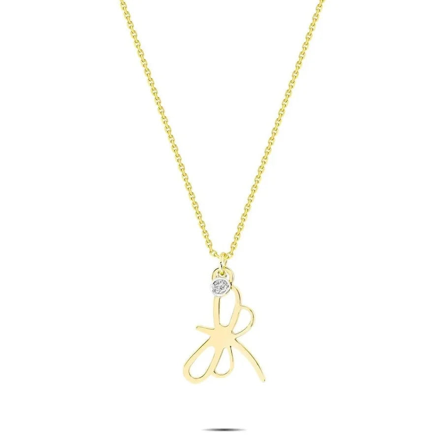 0,02 Karat Pırlanta Kolye "Yusufcuk" - Venta Jewelry