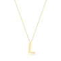 0,02 Karat Pırlantalı Harfli Kolye "L" - Venta Jewelry
