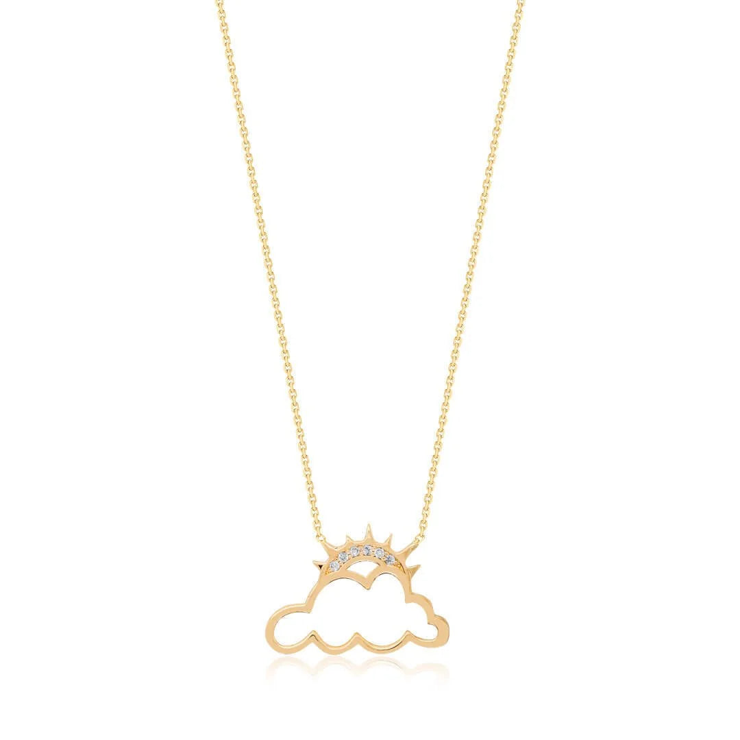 0,02 Karat Pırlantalı Kolye "Bulut" - Venta Jewelry
