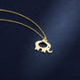 0,02 Karat Pırlantalı Kolye "Fil" - Venta Jewelry