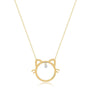 0,02 Karat Pırlantalı Kolye "Kedi" - Venta Jewelry