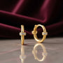 0,03 Karat Pırlanta Halka Küpe, F Renk SI - Venta Jewelry