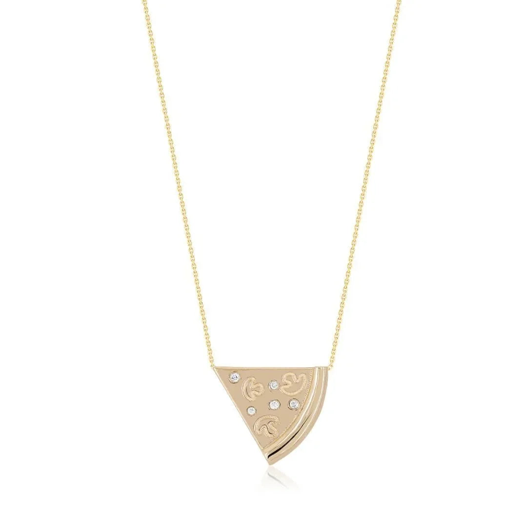 0,03 Karat Pırlantalı Kolye "Pizza" - Venta Jewelry
