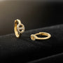0,07 Karat Pırlanta Halka Küpe, F Renk SI - Venta Jewelry