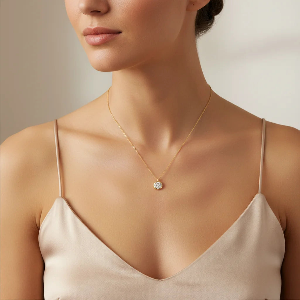 0,08 Karat Pırlanta Kolye - Venta Jewelry