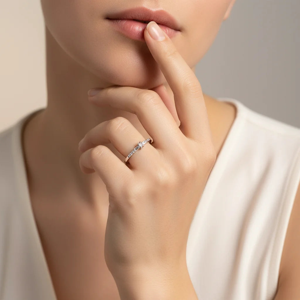0,09 Karat Pırlanta Yüzük - Venta Jewelry