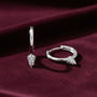 0,11 Karat Pırlanta Halka Küpe, F Renk SI - Venta Jewelry