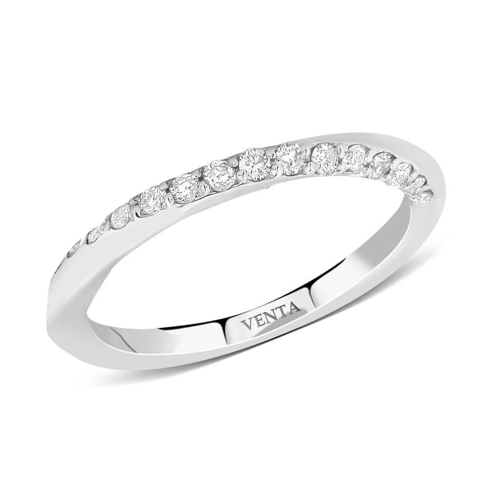 0,11 Karat Yarımtur Pırlanta Yüzük - Venta Jewelry
