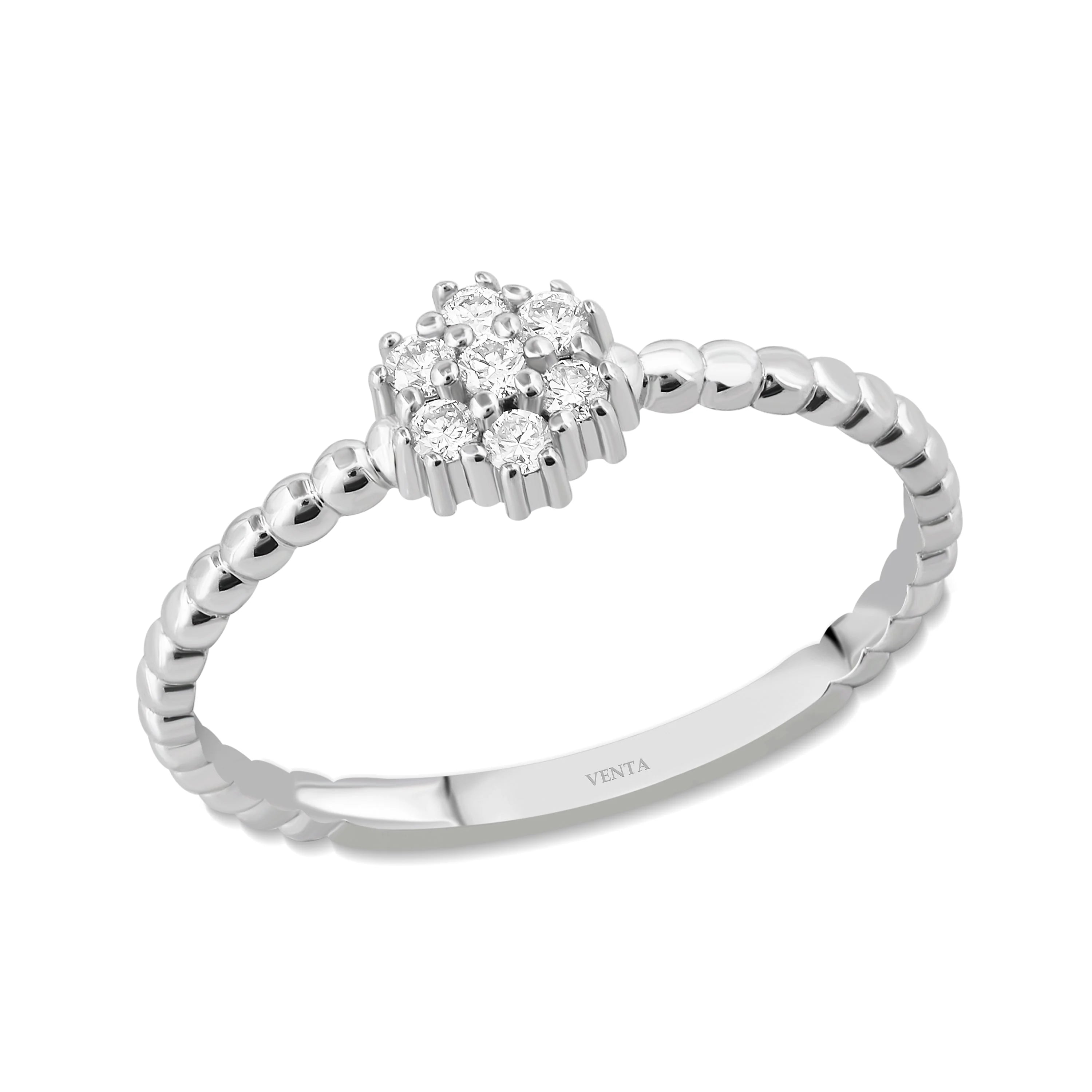 0,12 Karat Coronet Pırlanta Yüzük - Venta Jewelry