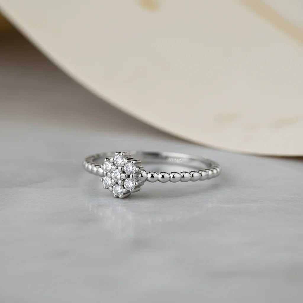 0,12 Karat Coronet Pırlanta Yüzük - Venta Jewelry