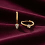 0,12 Karat Pırlanta Halka Küpe, F Renk SI - Venta Jewelry