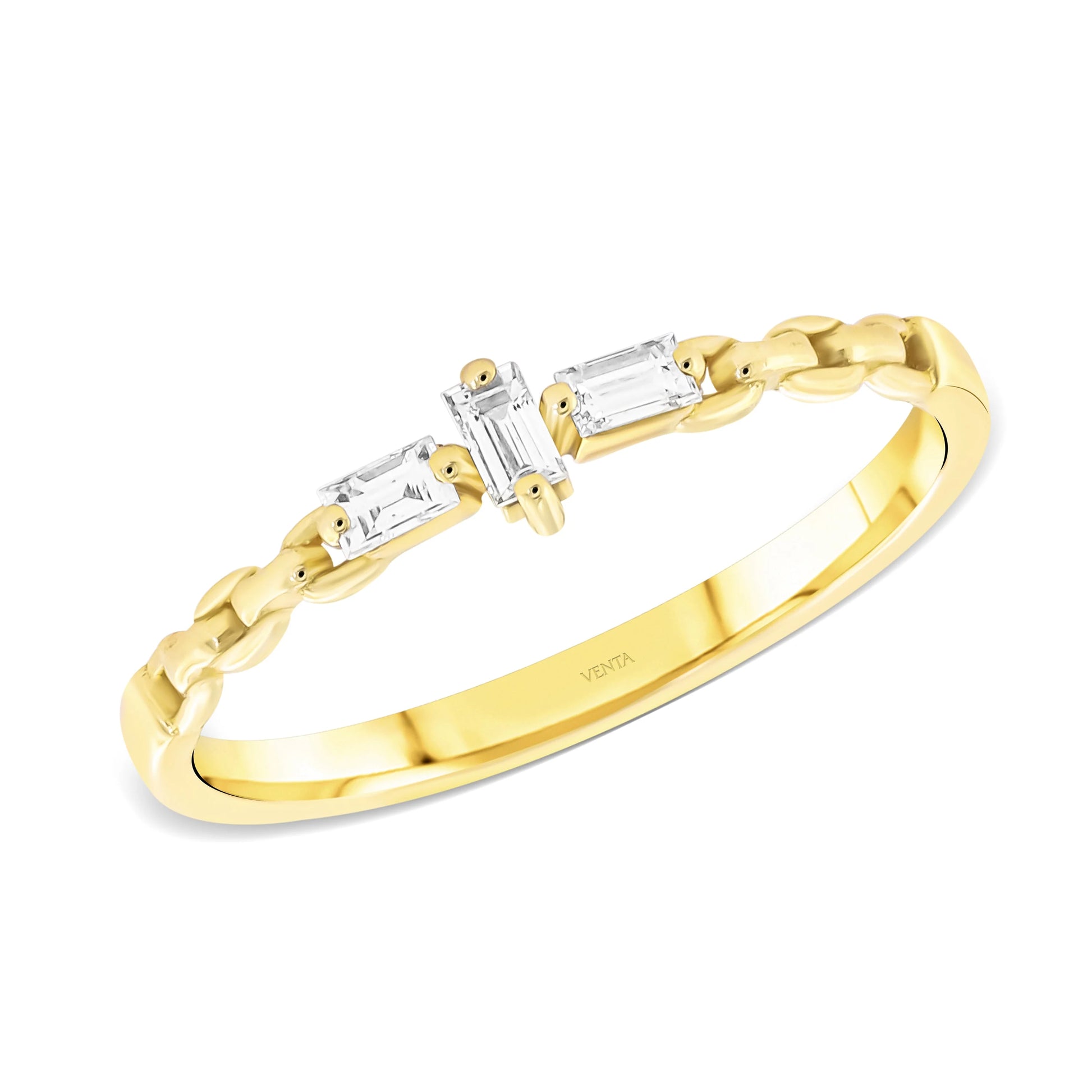 0,13 Karat Baget Pırlanta Yüzük - Venta Jewelry