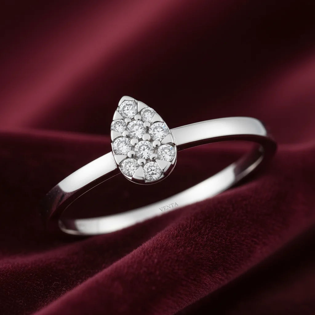 0,14 Karat Coronet Pırlanta Yüzük - Venta Jewelry