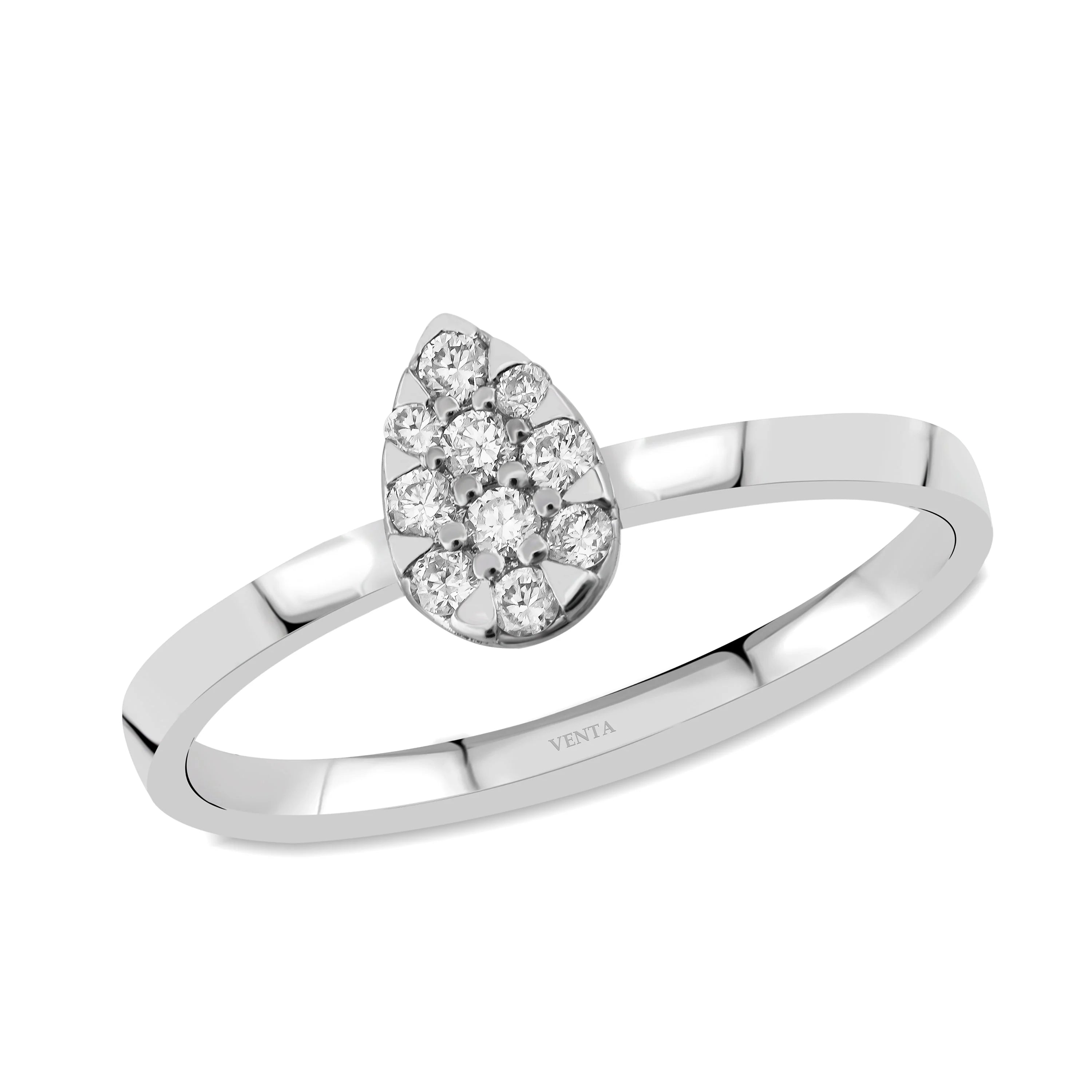 0,14 Karat Coronet Pırlanta Yüzük - Venta Jewelry