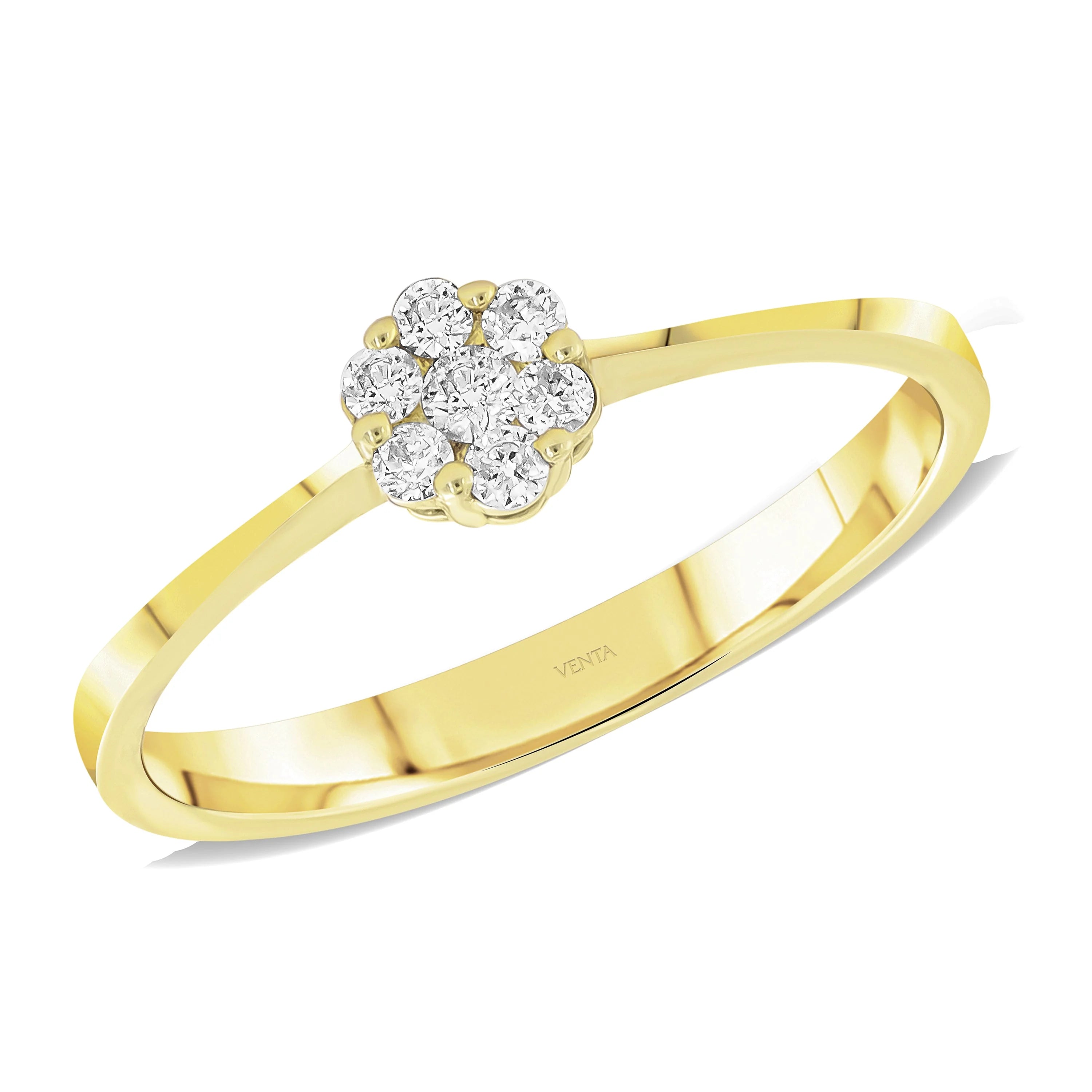 0,15 Karat Coronet Pırlanta Yüzük - Venta Jewelry