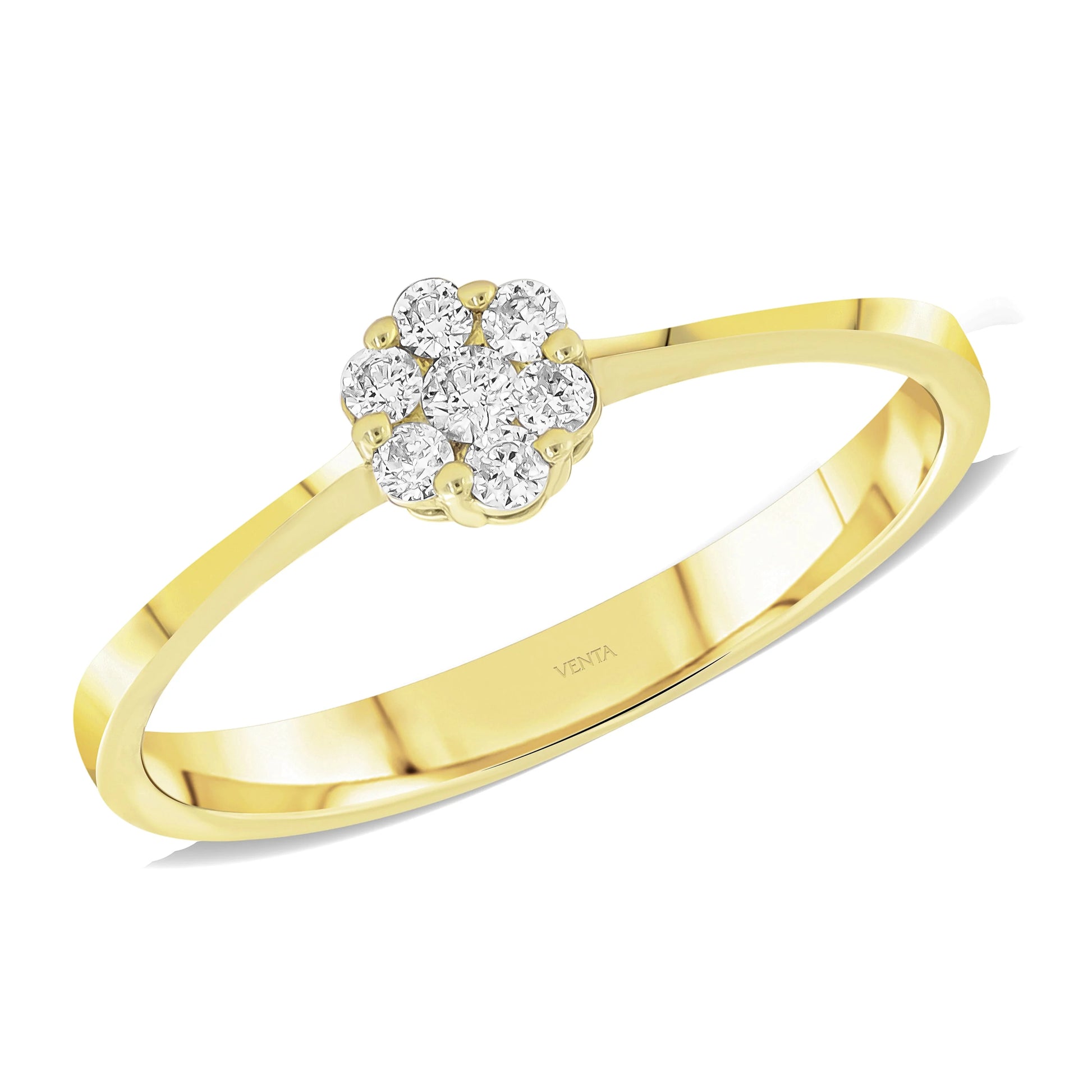 0,15 Karat Coronet Pırlanta Yüzük - Venta Jewelry