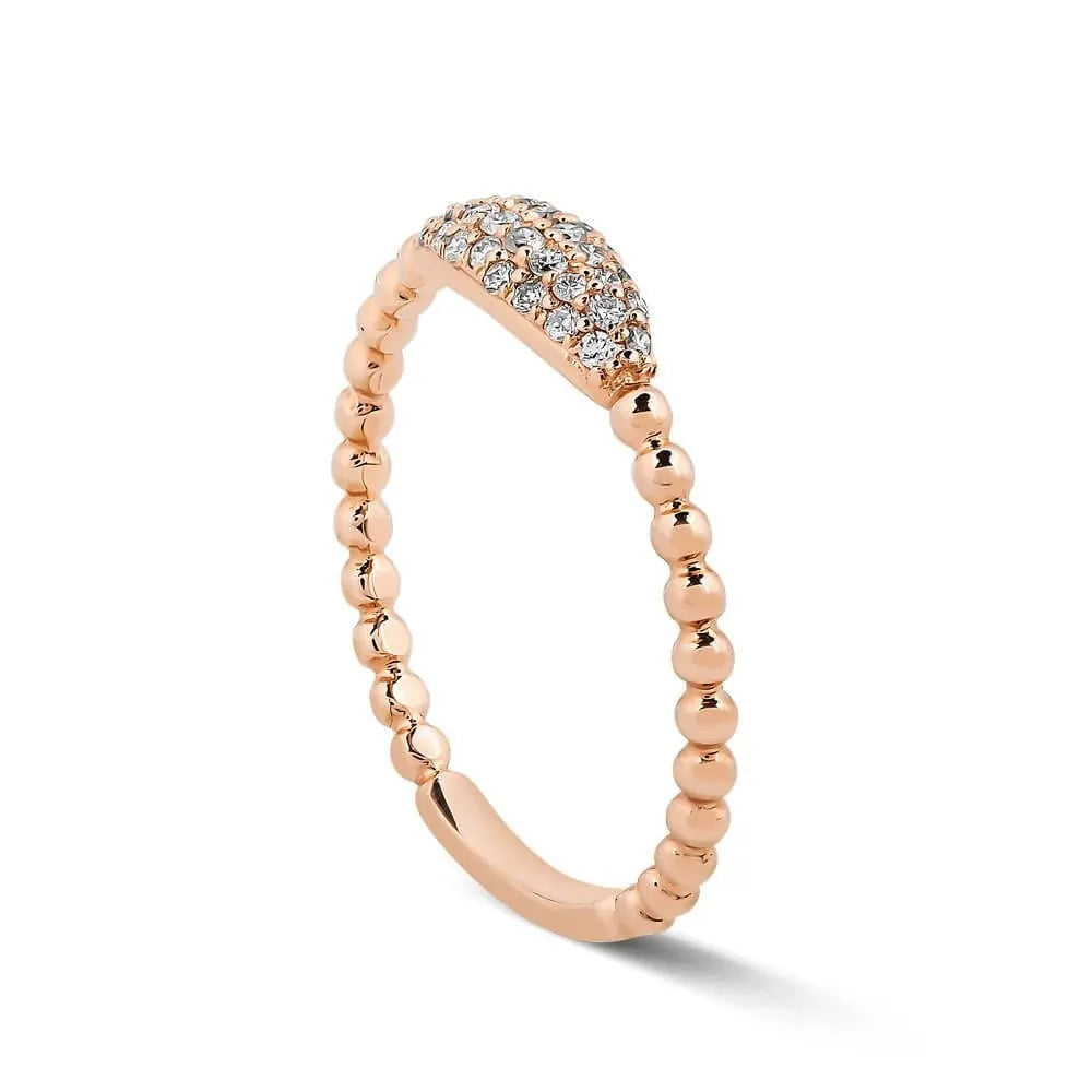 0,16 Karat Pırlanta Yüzük "Neva", F Renk SI - Venta Jewelry
