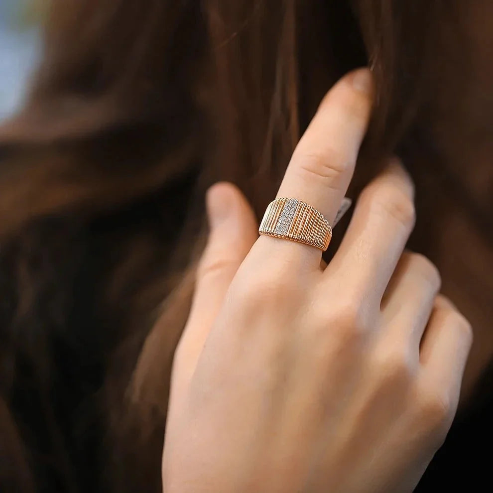 0,18 Karat Tasarım Pırlanta Yüzük - Venta Jewelry