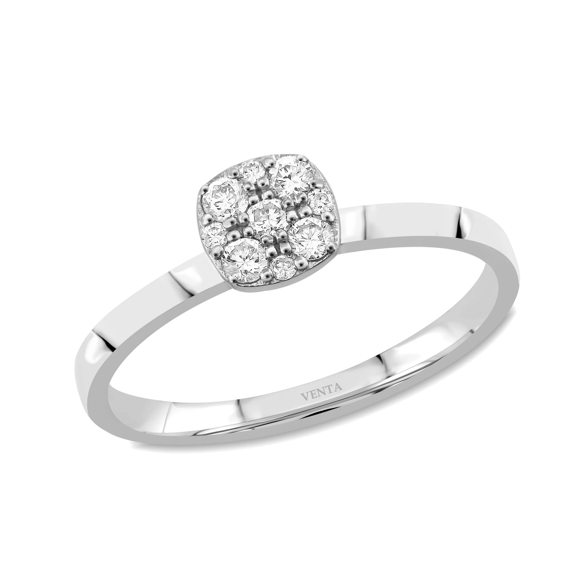 0,19 Karat Coronet Pırlanta Yüzük - Venta Jewelry