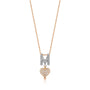 0,19 Karat Pırlantalı Harfli Kolye "M" - Venta Jewelry