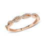 0,19 Karat Rose Pırlanta Yüzük "Kenet", F Renk SI - Venta Jewelry