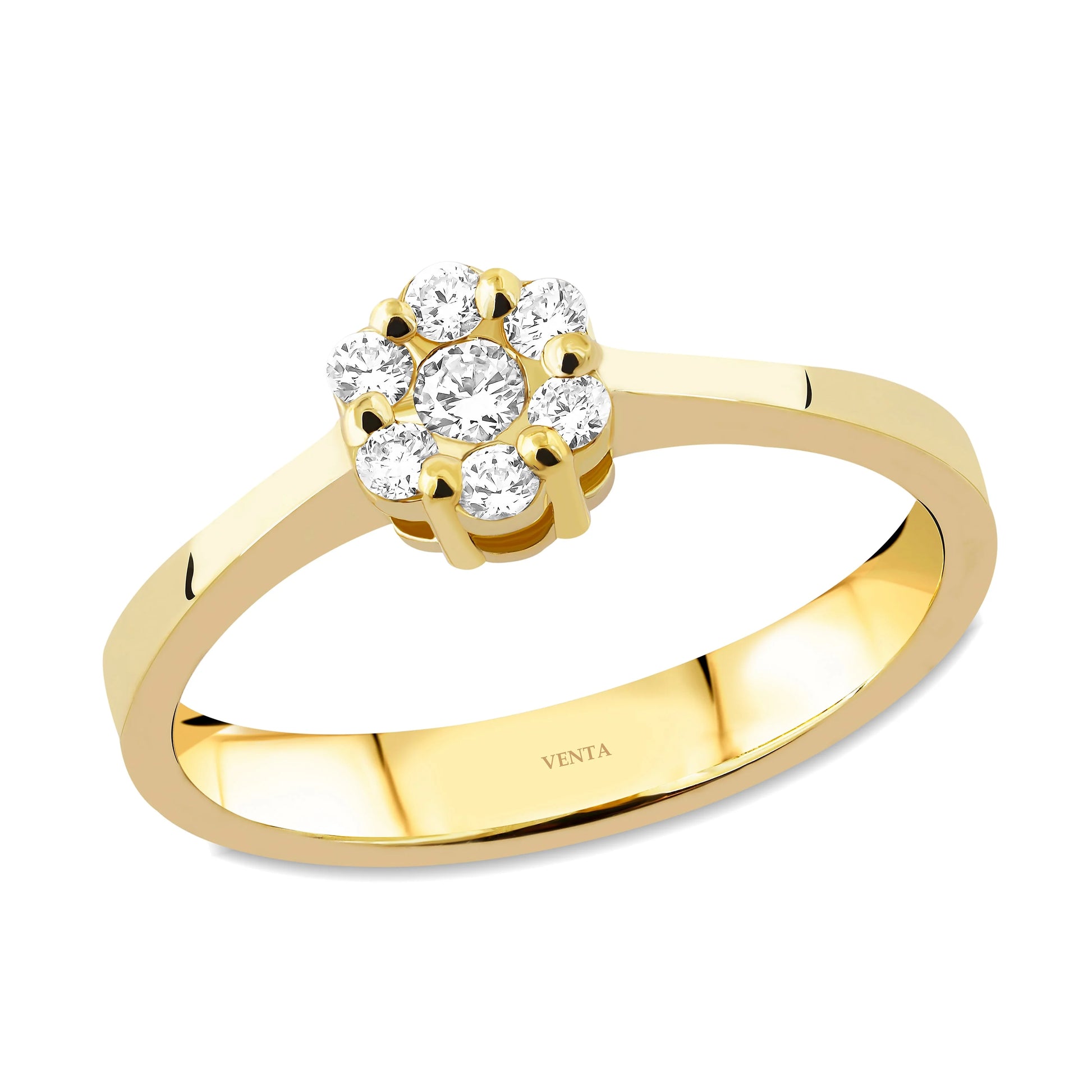 0,21 Karat Coronet Pırlanta Yüzük - Venta Jewelry