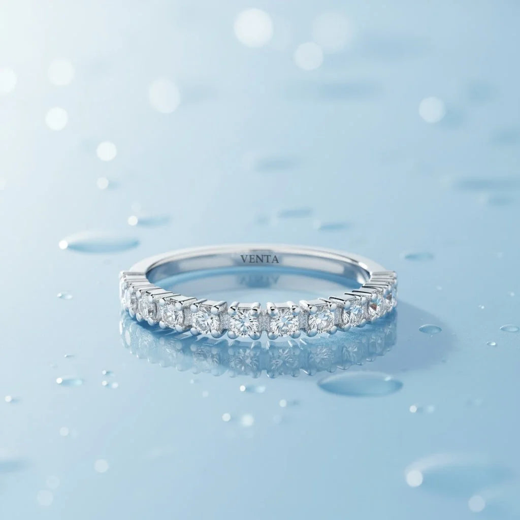 0,21 Karat Yarımtur Pırlanta Yüzük "Veca" - Venta Jewelry