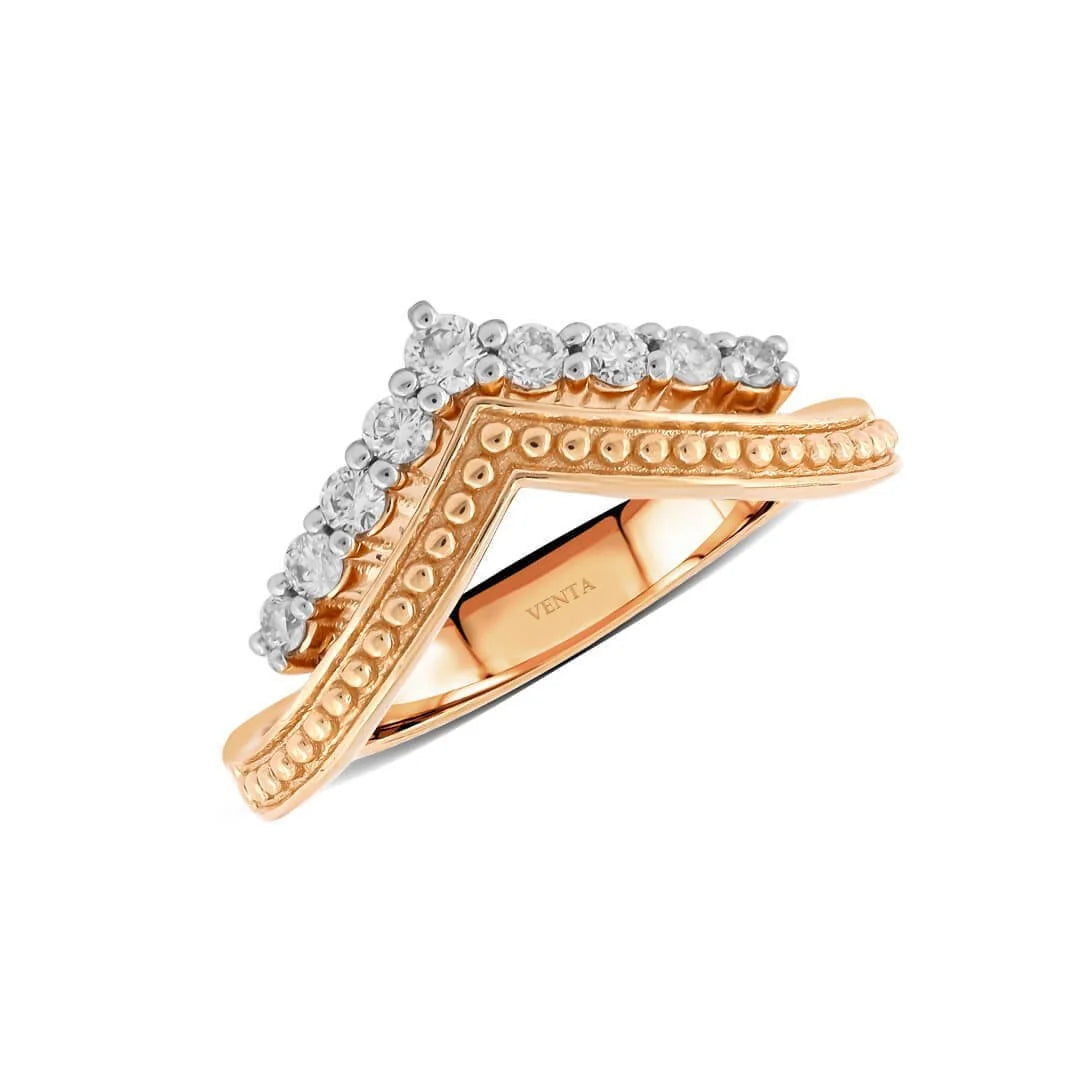 0,22 Karat Tasarım Pırlanta Yüzük - Venta Jewelry