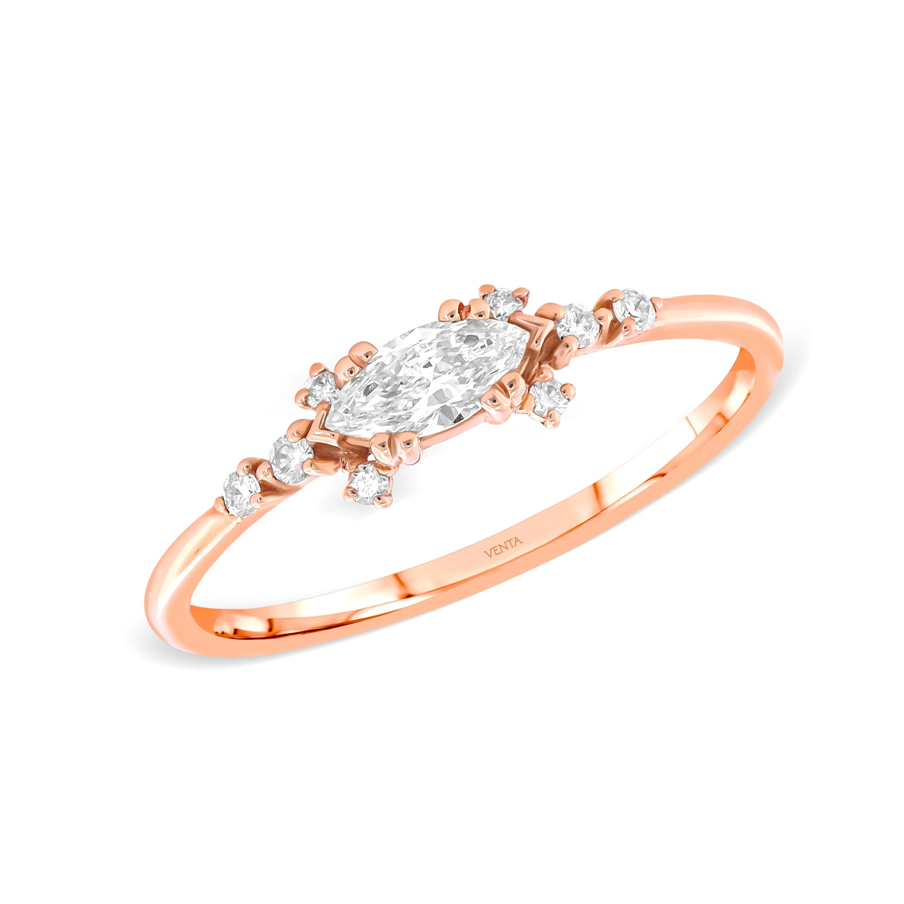 0,24 Karat Pırlanta Yüzük - Venta Jewelry
