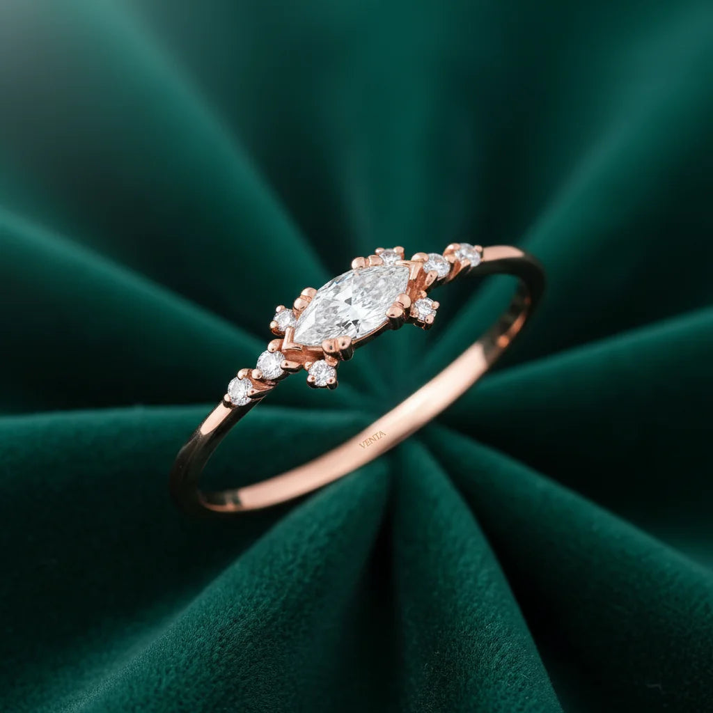 0,24 Karat Pırlanta Yüzük - Venta Jewelry