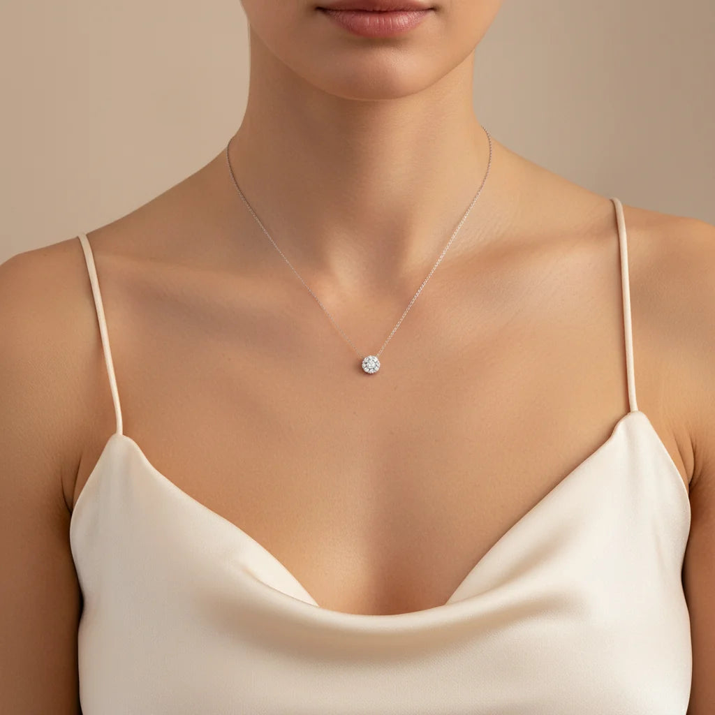 0,25 Karat Pırlanta Coronet Kolye "Vela" - Venta Jewelry