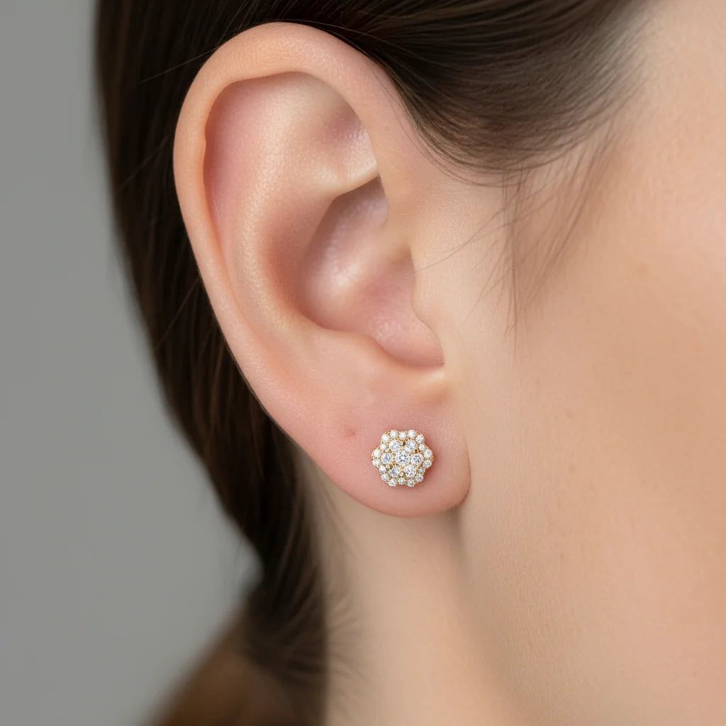 0,26 Karat Coronet Pırlanta Küpe - Venta Jewelry