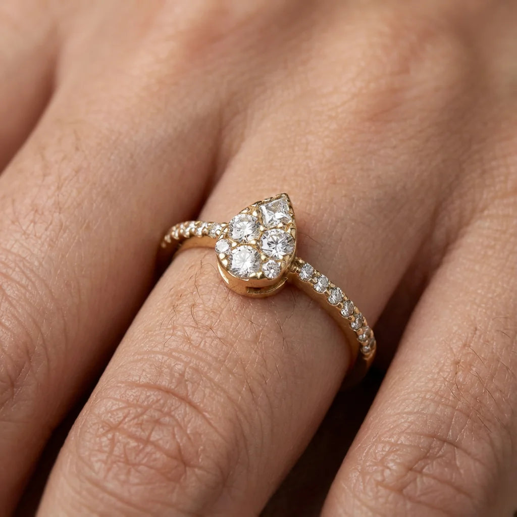 0,26 Karat Coronet Pırlanta Yüzük - Venta Jewelry