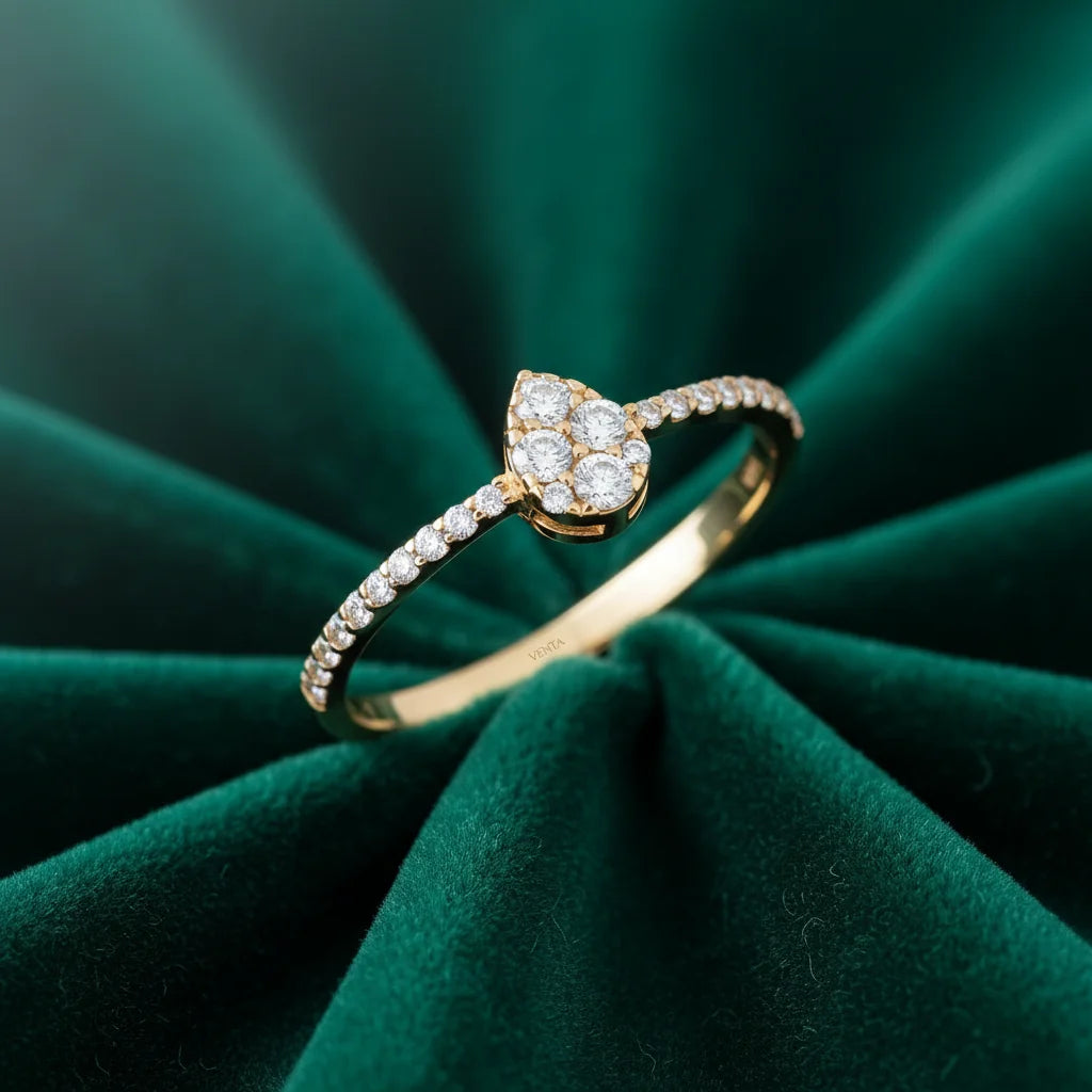 0,26 Karat Coronet Pırlanta Yüzük - Venta Jewelry