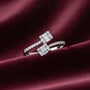 0,26 Tasarım Baget Pırlanta Yüzük - Venta Jewelry