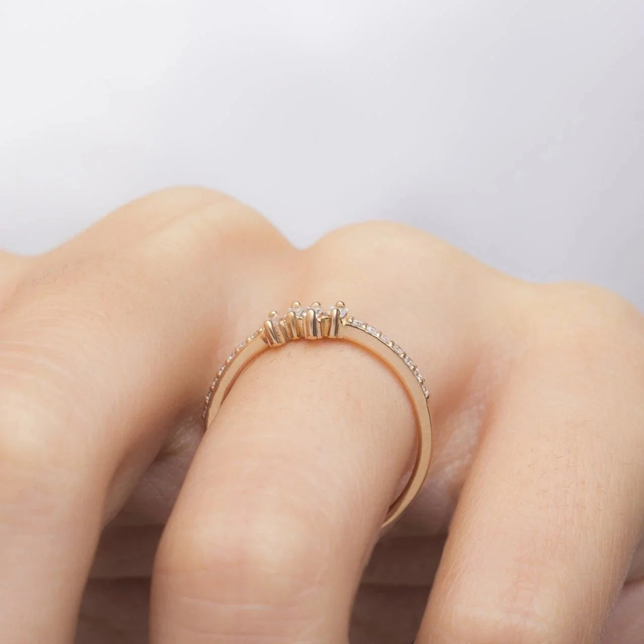 0,27 Karat Baget Pırlanta Yüzük - Venta Jewelry