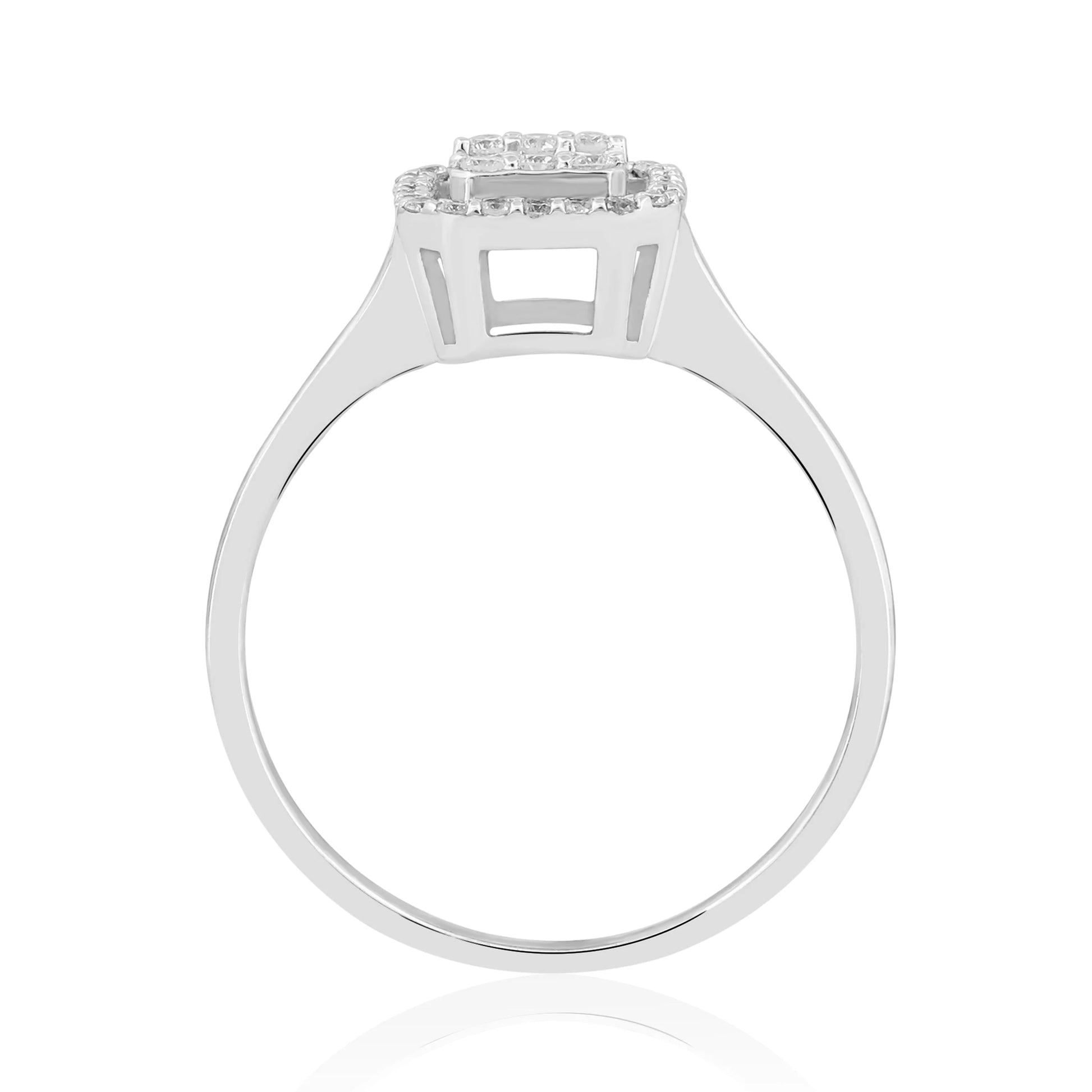 0,30 Karat Baget Pırlanta Yüzük "İlma" - Venta Jewelry