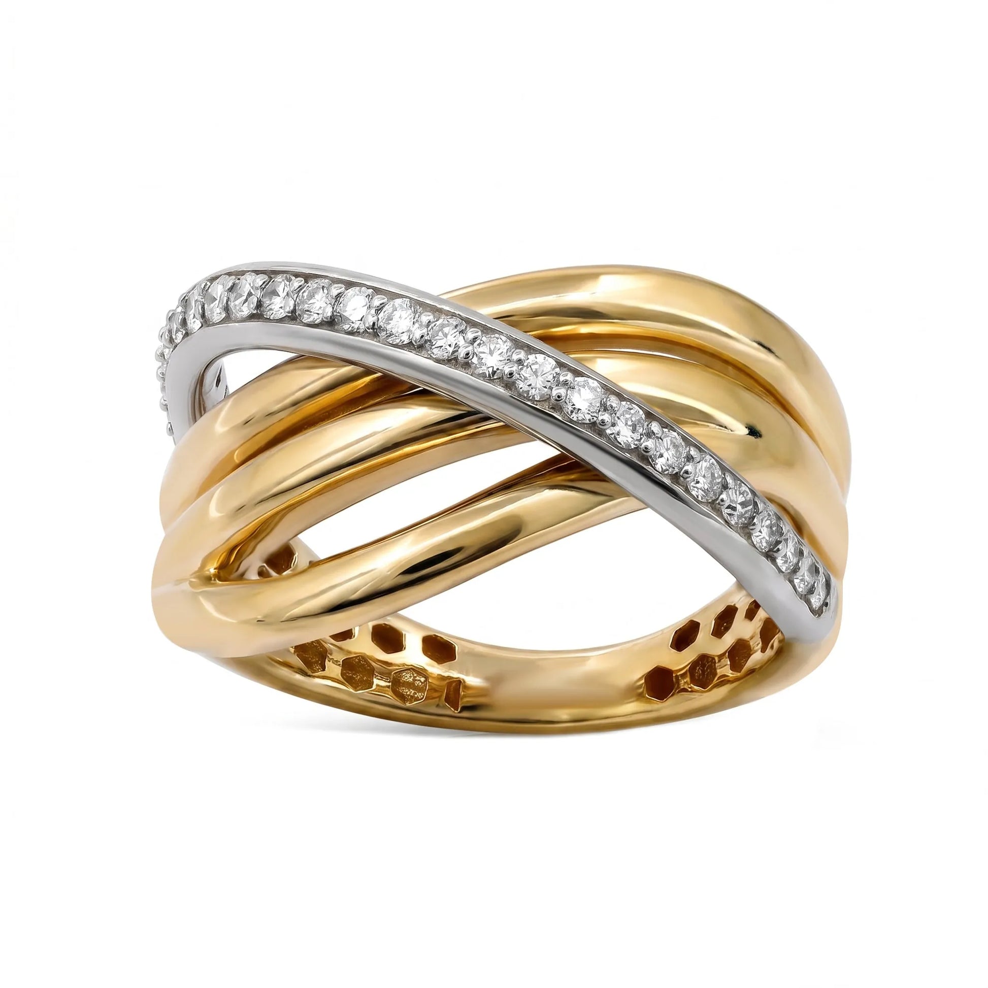 0,30 Karat F Renk Tasarım Pırlanta Yüzük, F Renk SI - Venta Jewelry
