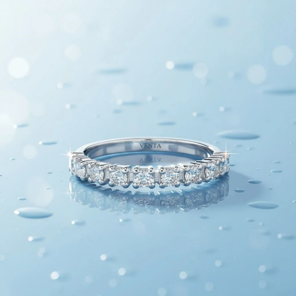 0,30 Karat Yarımtur Pırlanta Yüzük "Veca" - Venta Jewelry